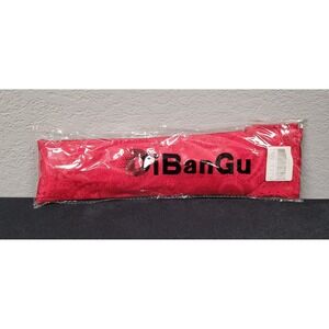 DiBanGu Red Paisley Silk Tie Handkerchief Cufflinks Set Style #7379